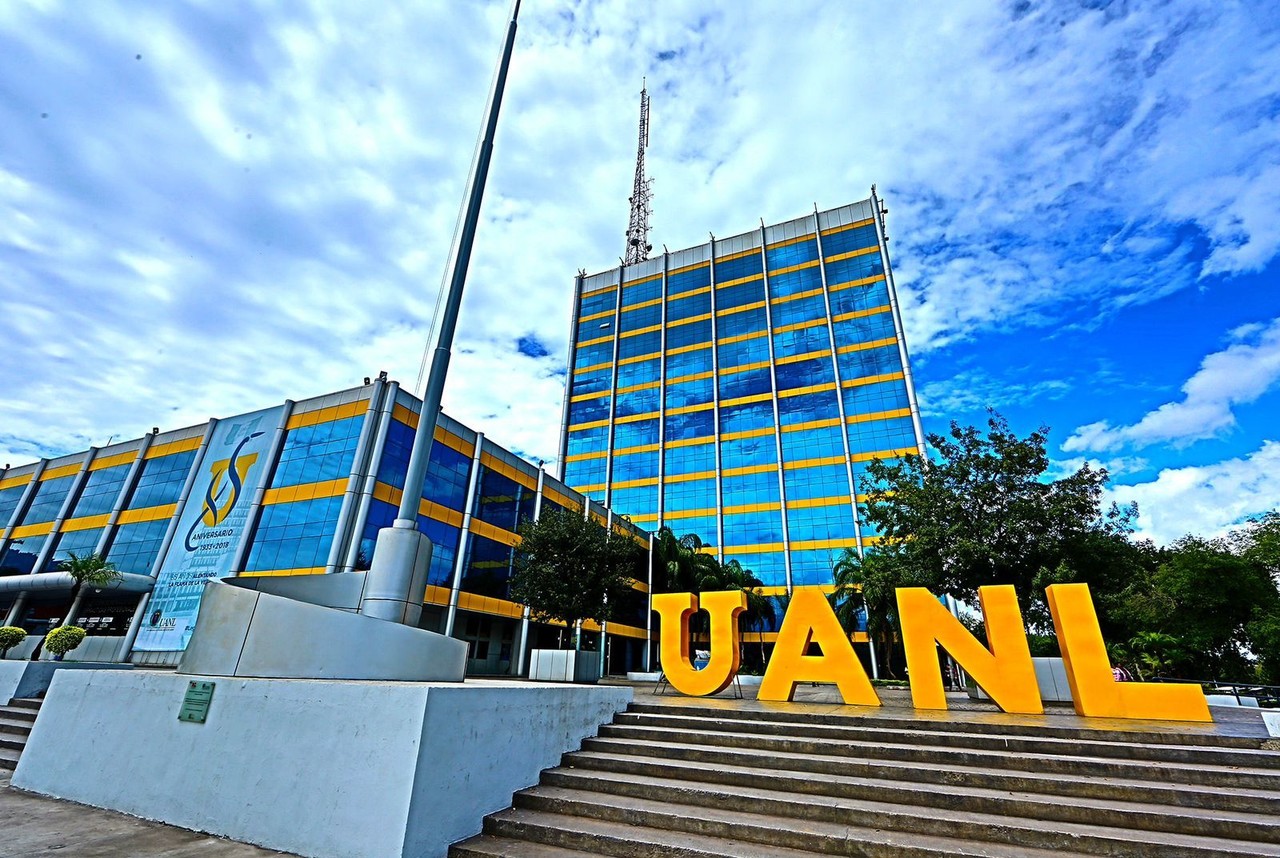 El edificio de la rectoría de la Universidad Autónoma de Nuevo León en su campus principal en San Nicolás de los Garza. Foto: www.UANL.mx