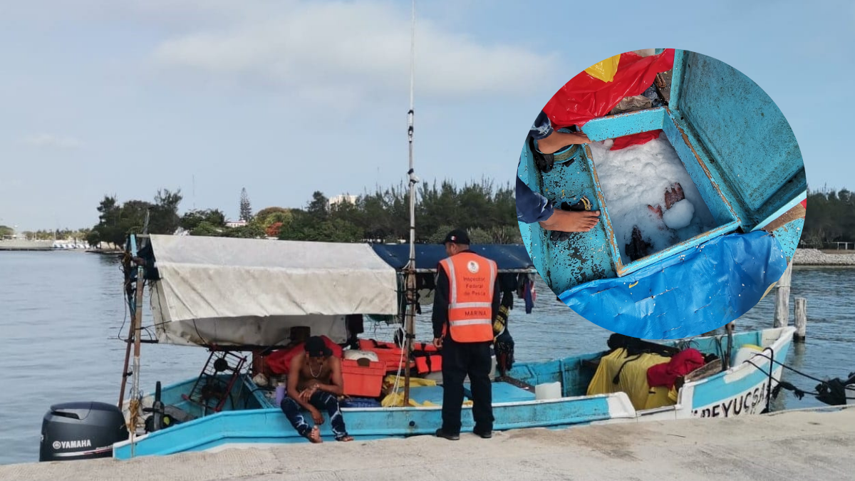 Los pescadores no contaban con permisos vigentes Foto: Cortesía