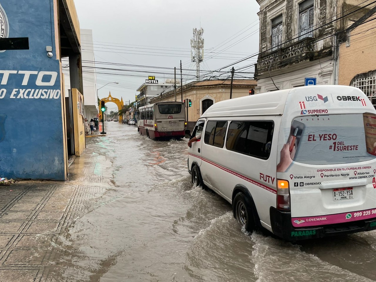 Conoce las calles con mayor inundación de Mérida. Foto: José García