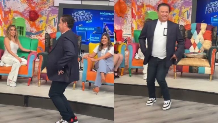 Famosos como Julián Gil también dieron su opinión ante el baile que se aventó en 'Hoy' Mario Bezares. Foto. Captura Instagram @Programa Hoy