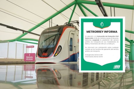 Suspenden Metro, Transmetro y labores para evitar cualquier riesgo por lluvias