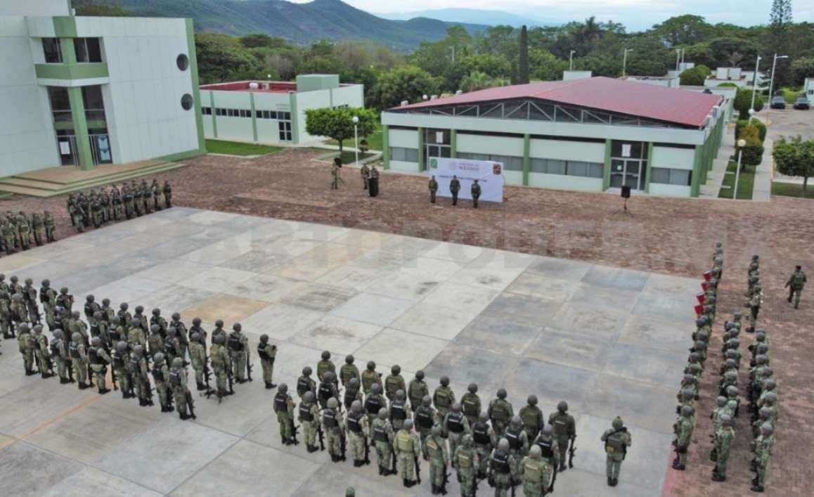 Elementos del Ejército y Guardia Nacional llegando a Chiapas. Foto: Expansión.