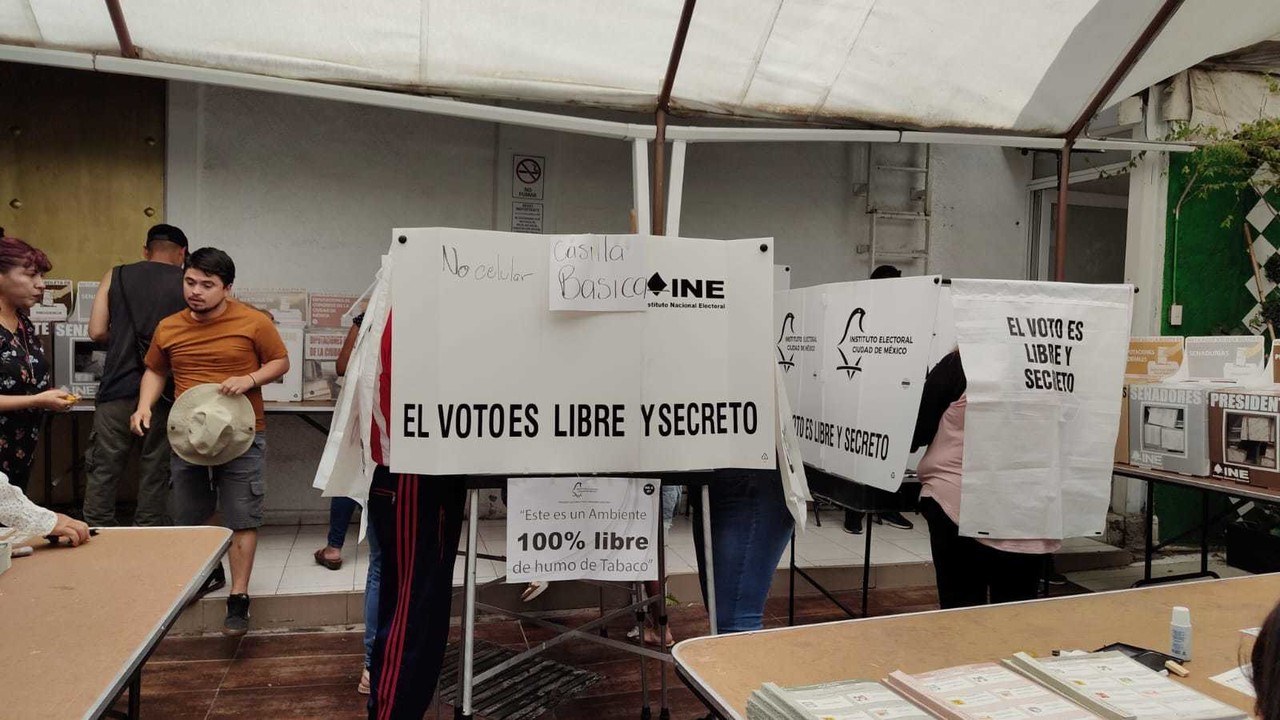 Casillas electorales CDMX. Foto: Laura Ávila