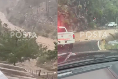 Lluvias y fuertes vientos provocan caos en Santiago (VIDEO)