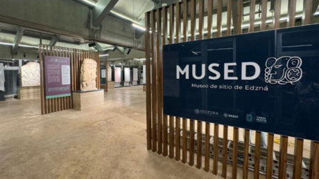 AMLO y Claudia Sheinbaum inauguran el Museo de Sitio en Edzná