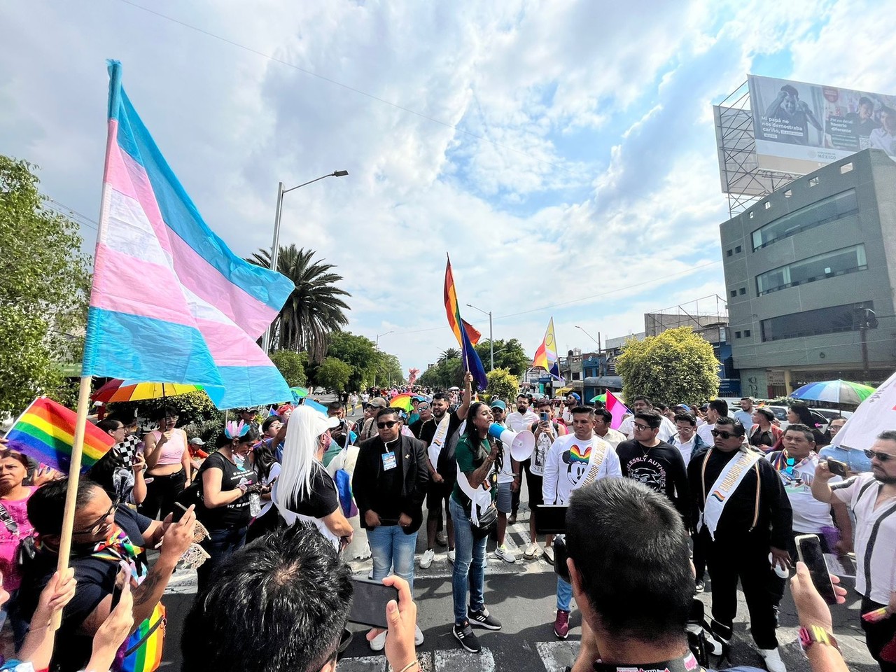 Tercera Marcha de la Diversidad Sexual en el marco de la conmemoración del Día de Lucha por los Derechos de la Comunidad LGBTTTIQ . Imagen: Gob. Neza.