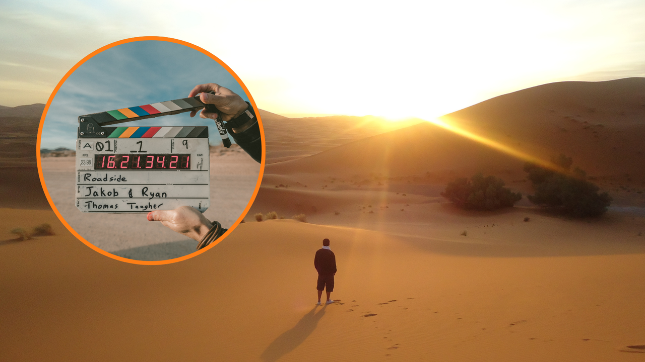 Rodaje de cine en el desierto / Foto: CANVA