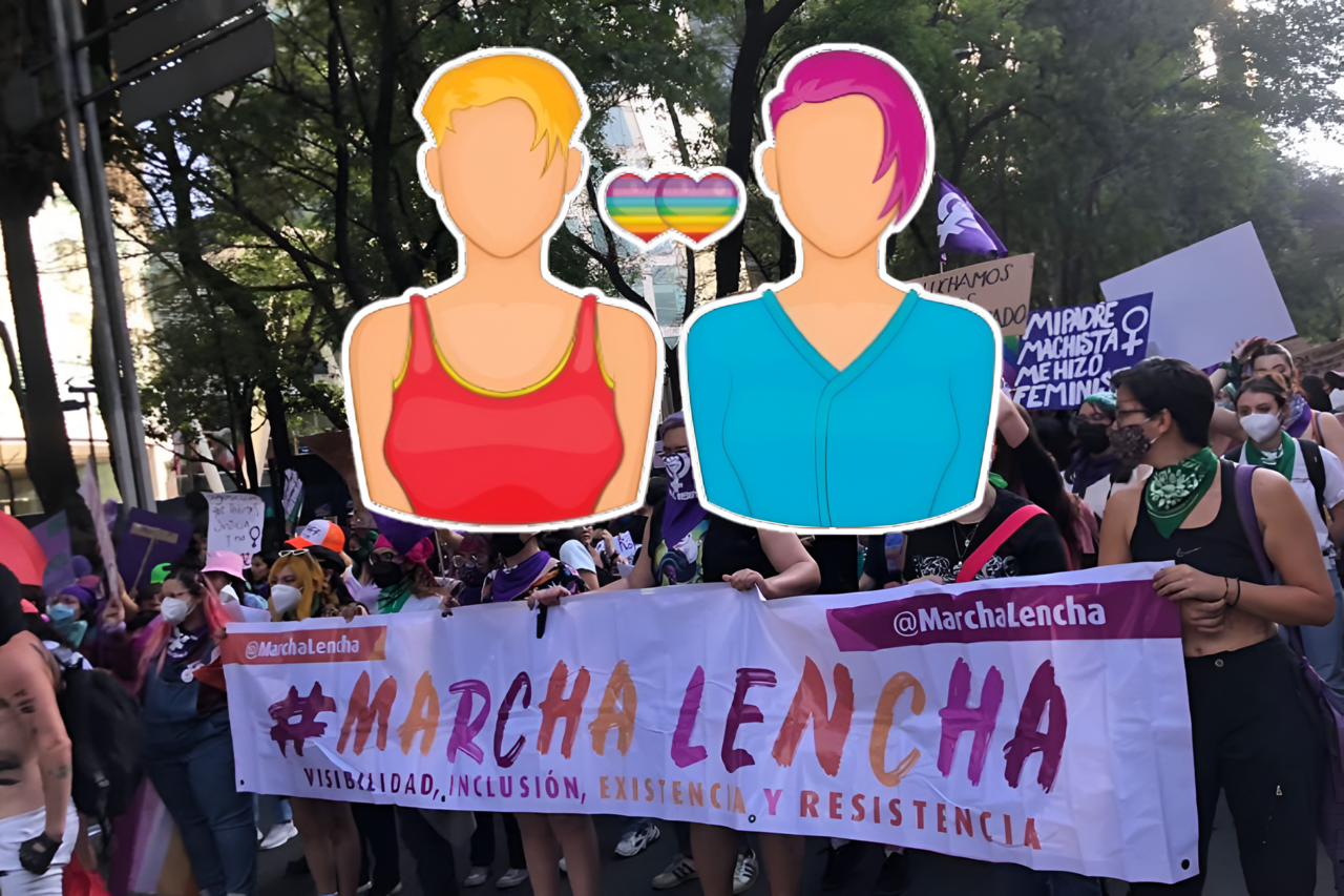 Marcha Lencha en CDMX.   Foto: Especial