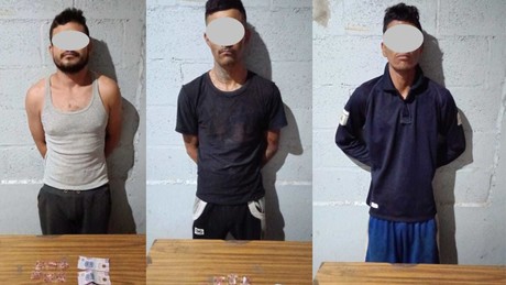 Tres narcomenudistas fueron detenidos en Gómez Palacio