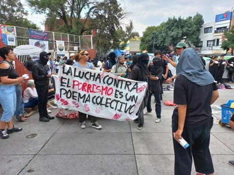 ¡Ni perdón ni olvido! Marchan colectivos a 53 años de la matanza de estudiantes
