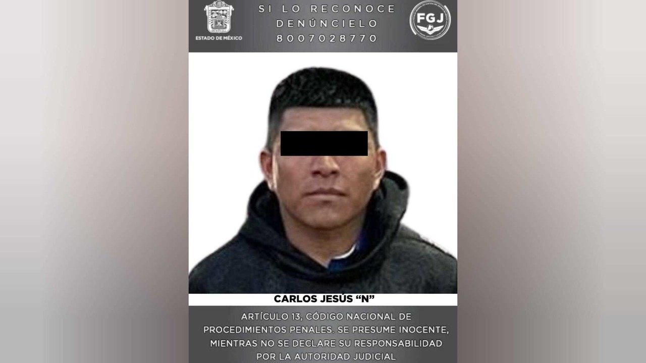 Carlos Jesús “N” alias “El Chaparro” y/o “El Chuy”, presuntamente, era el jefe de plaza de 'Los Chapitos', célula delictiva que no tiene relación con el cártel de Sinaloa. Foto: FGJEM
