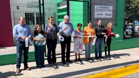 Inaugura Chema Fraustro Centro Comunitario en Valle de las Aves en Saltillo