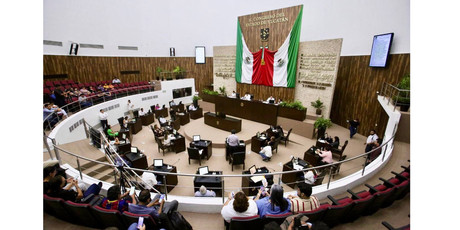 Drástico cambio de poderes en el  legislativo yucateco