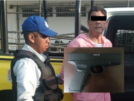 Amenaza hombre armado a valet parking y lo detienen en Monterrey