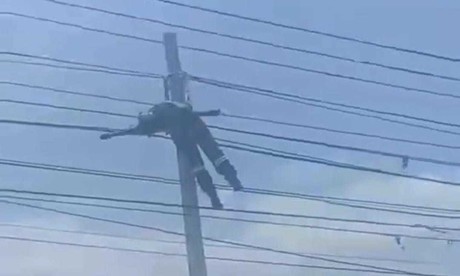 Trabajador sufre graves lesiones por descarga eléctrica en Tecámac (VIDEO)