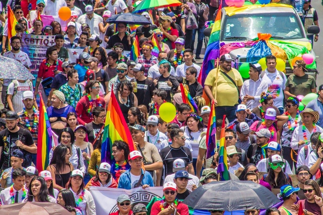 Marcha LGBTIQA  en Iztapalapa. Foto: Archivo de Comité Orgullo Iztapalapa