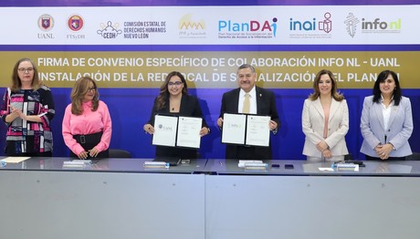 UANL y INFO NL firman convenio para Plan DAI en Nuevo León