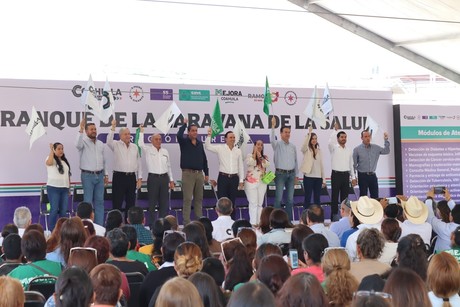 Arranca Gobierno de Coahuila Caravanas de la Salud en la Región Sureste