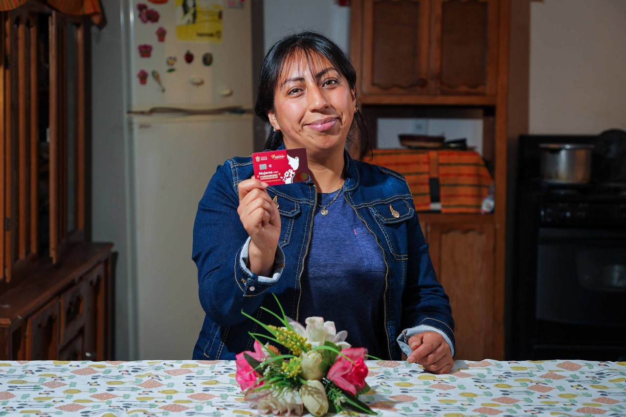 El programa Mujeres con Bienestar ha beneficiado 650 mil mexiquenses en situaciones vulnerables. Foto: Gob de Edomex