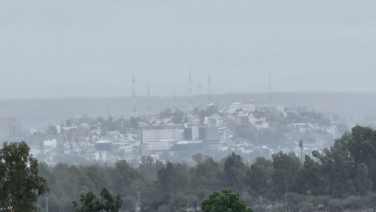 La ciudad de Durango en una mañana nublada provocada por la depresión tropical “Alberto”. Foto: Luis Lozano.