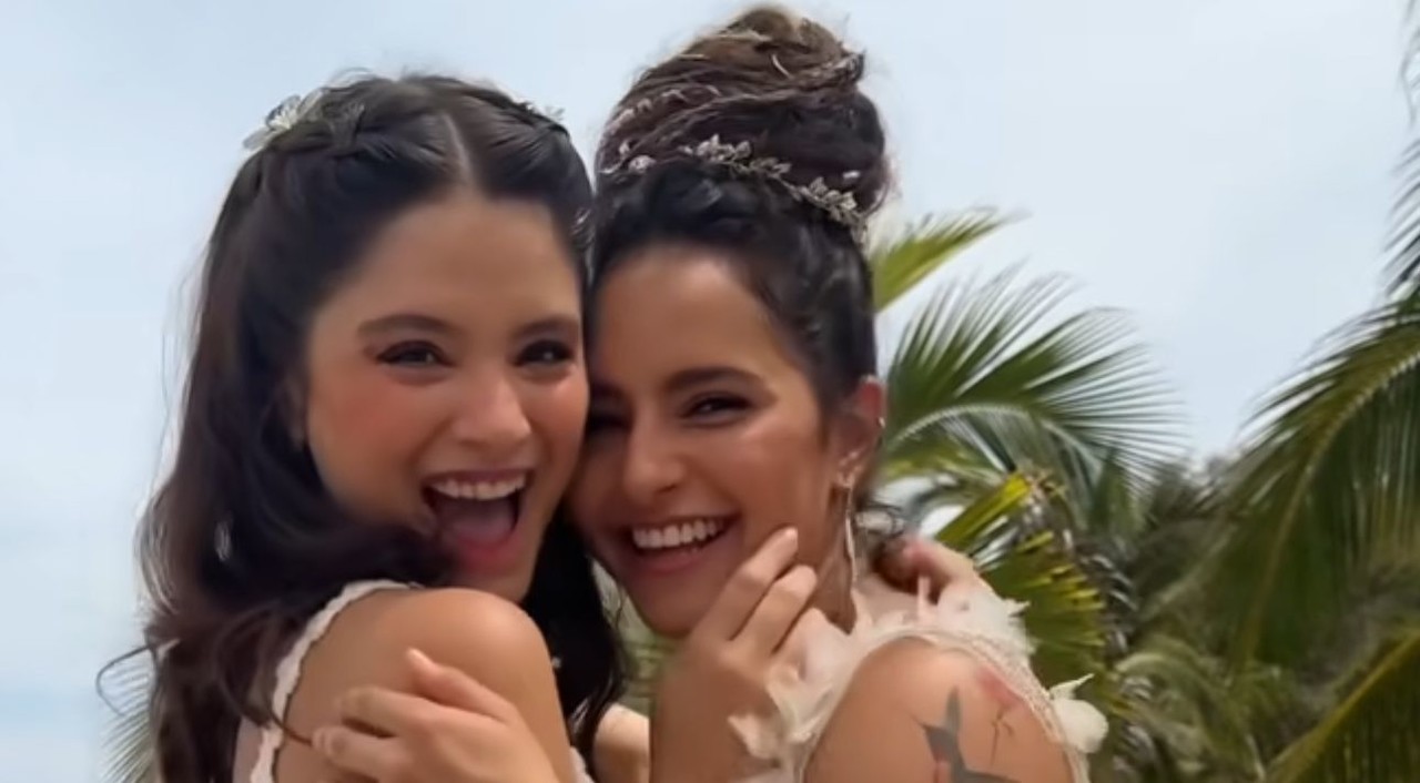 Los personajes interpretados por Ariana Saavedra y Alejandra Zaid contrajeron nupcias en 'Marea de Pasiones'. Foto: Televisa