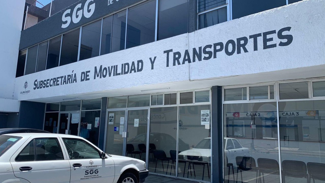 Instalaciones de la Subsecretaría de Movilidad y Transportes. Foto: Facebook Fiscalía Anticorrupción Durango.