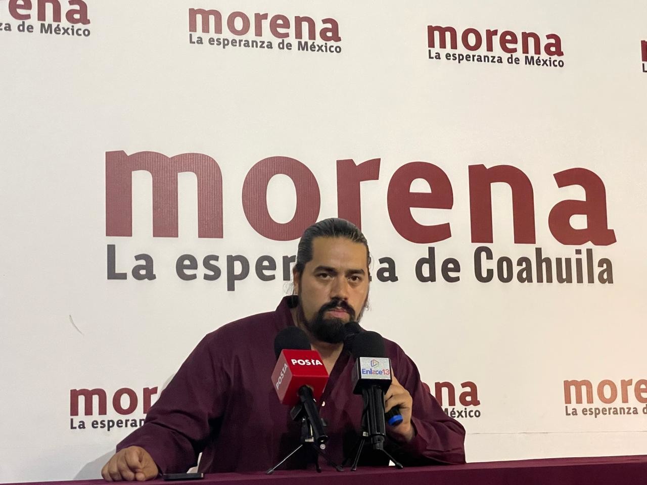 Diego del Bosque detalló cómo serán distribuidas las regidurías para Morena. (Fotografía: Leslie Delgado)