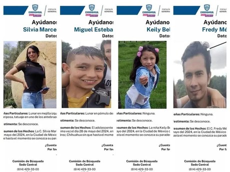 Buscan a familia colombiana que desapareció en Chihuahua