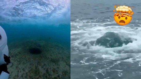 ¡Misterioso ojo de agua en el mar de Cozumel!: Conoce su origen