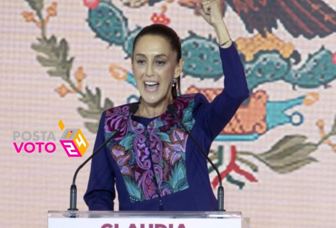 Claudia Sheinbaum Pardo se convirtió en la primera mujer presidenta de México. Foto: AP.