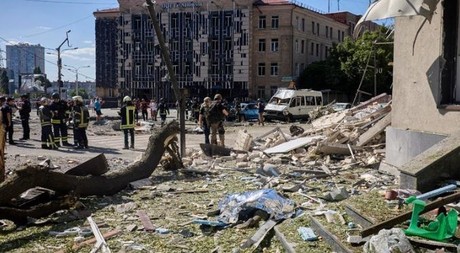 Bombardeo ruso en Járkov: tres muertos y 56 heridos