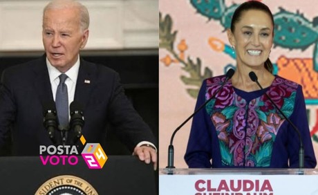 Felicita Joe Biden a Claudia Sheinbaum por su triunfo