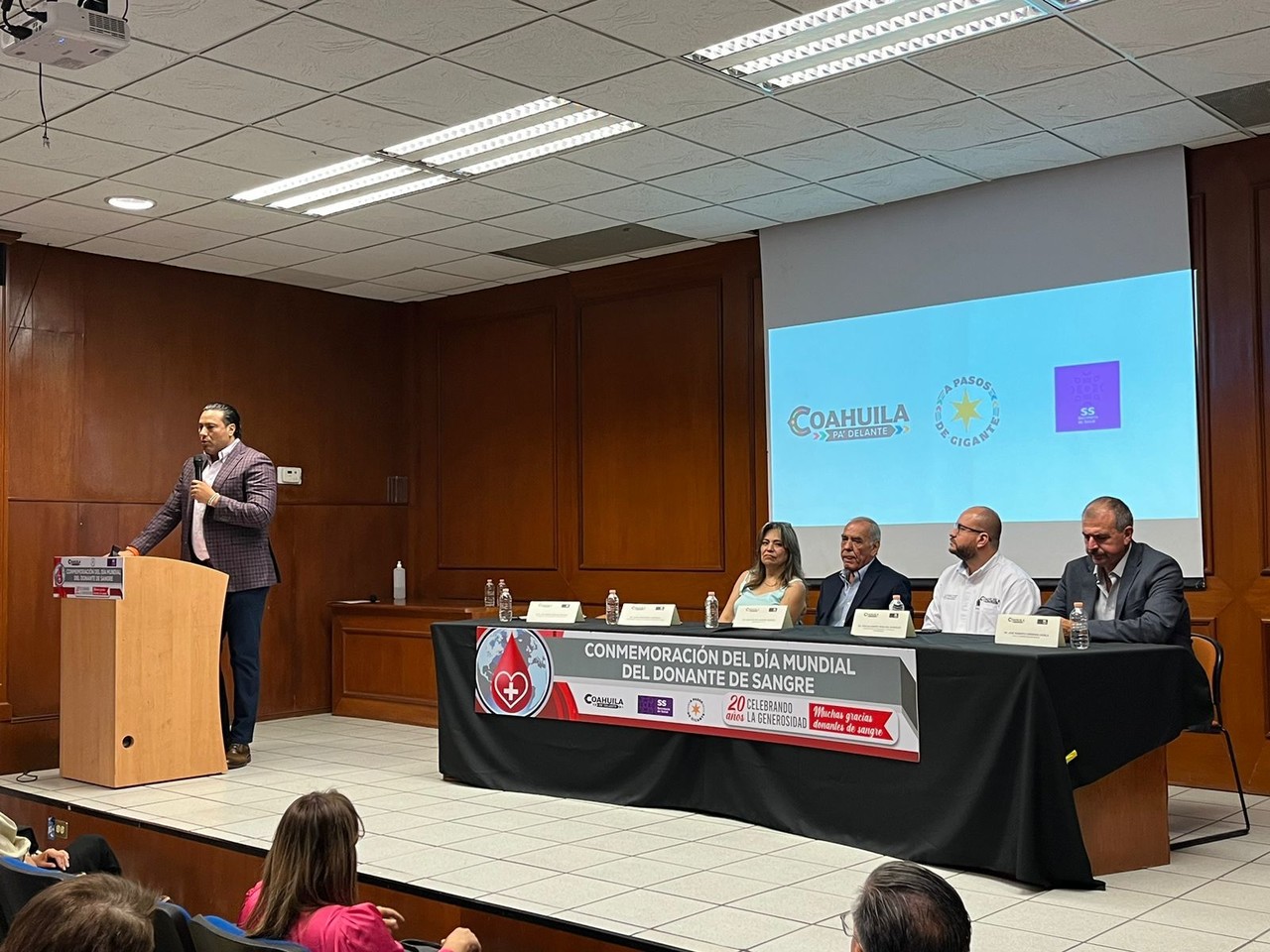 Se realizó una ceremonia para reconocer a todos los donadores voluntarios. (Fotografía: Marco Juárez)