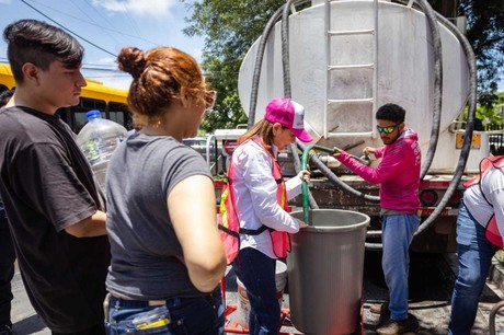 Repartición de agua en Guadalupe por segundo día consecutivo