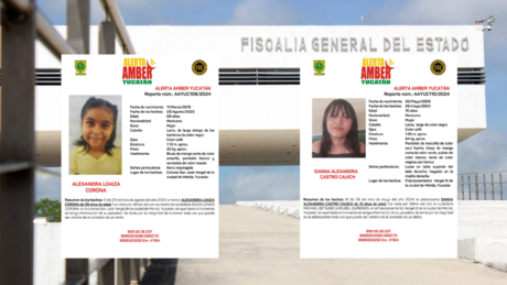Alerta Amber: Reportan desaparecidas a dos niñas en el Oriente de Mérida