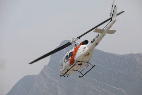 Trasladan en helicóptero a hombre que cayó de caballo en Santa Catarina