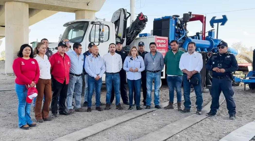 San Mateo Atenco se prepara para la temporada de lluvias 2024. Foto: Gobierno San Mateo Atenco 