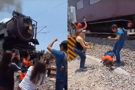 #VIDEO: Mujer pierde la vida al tomarse una selfie con locomotora La Emperatriz