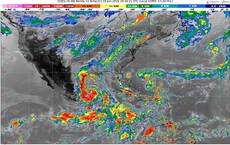 Tormenta tropical 'Alberto' impactará tierra durante madrugada