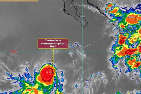 Se forma la tormenta tropical Bud en el Pacífico: sin afectaciones para BCS