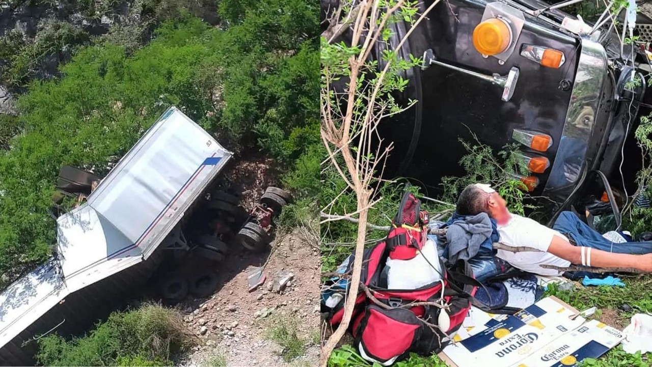 El accidente ocurrió en el punto conocido como La Muralla. (Fotografía: Redes sociales)