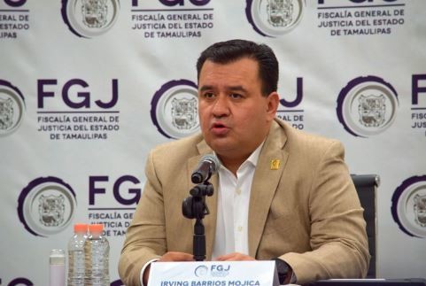 Irving Barrios Mojica, fiscal General de Justicia del Estado de Tamaulipas. Foto: redes sociales