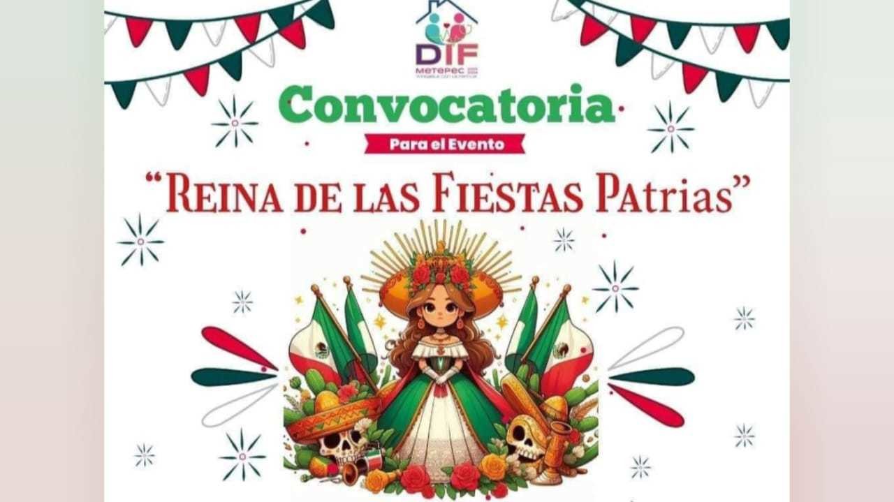 Metepec busca a la Reina de las Fiestas Patrias 2024. Foto: Especial