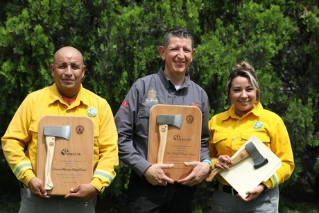 Reconocen a brigadistas por su labor en incendios forestales 2024