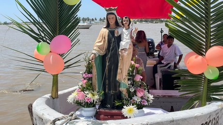 Celebran a la Virgen del Carmen en el sur de Tamaulipas