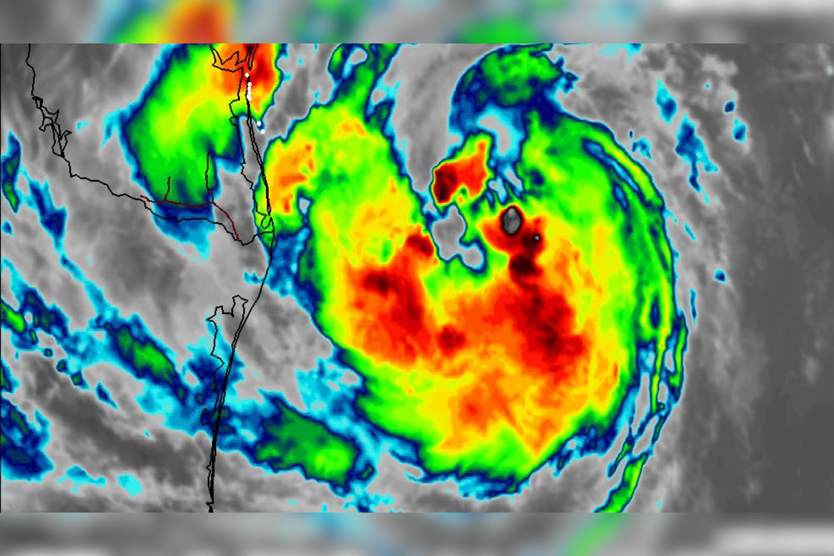 Beryl se desplaza hacia el noroeste a 17 km/h y se encuentra a 310 km al sureste de Corpus Christi. Foto: Protección Civil Tamaulipas