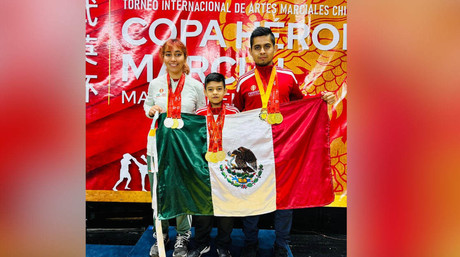 Atletas de Coahuila ganan oro en Copa Mundial de wushu-kung fu en Argentina