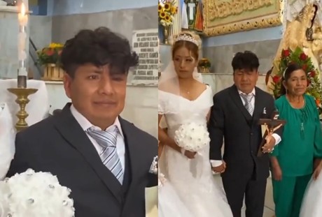 Novio llega borracho a su boda, esto fue lo que sucedió en la misa (VIDEO)