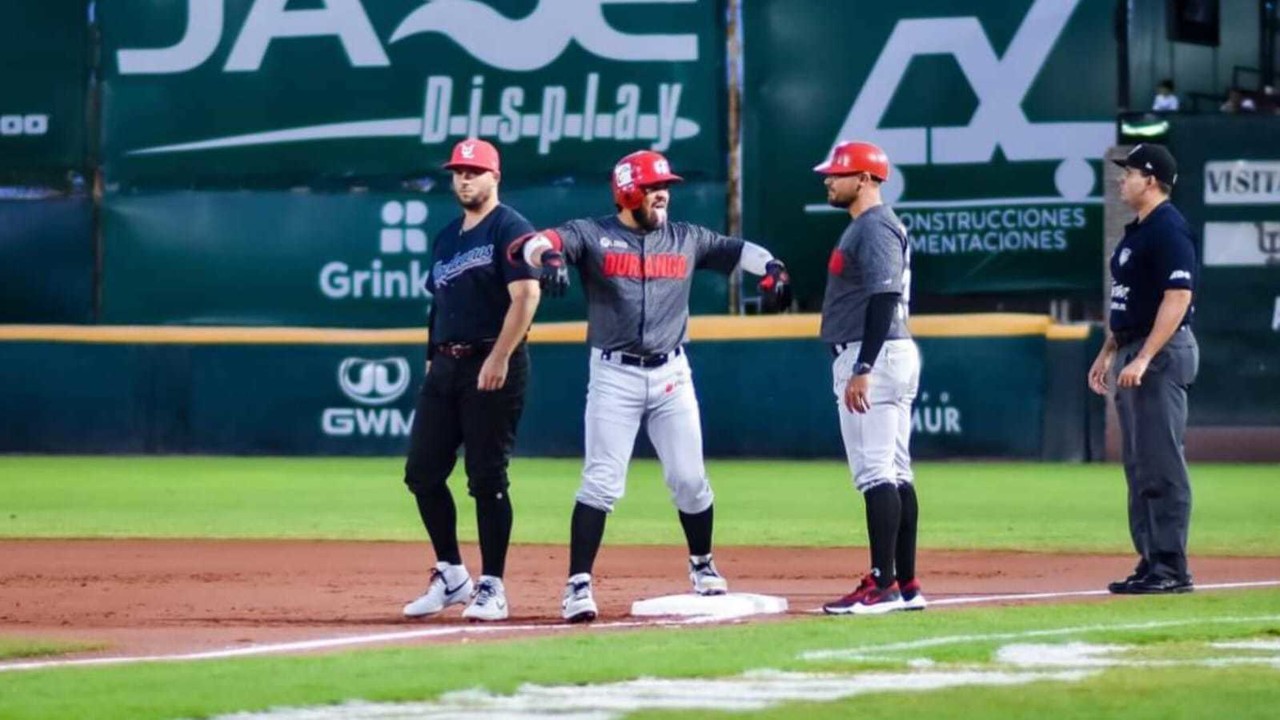 Caliente de Durango ganó el primer juego de la serie contra Algodoneros Unión Laguna. Foto: Facebook/ Caliente de Durango.