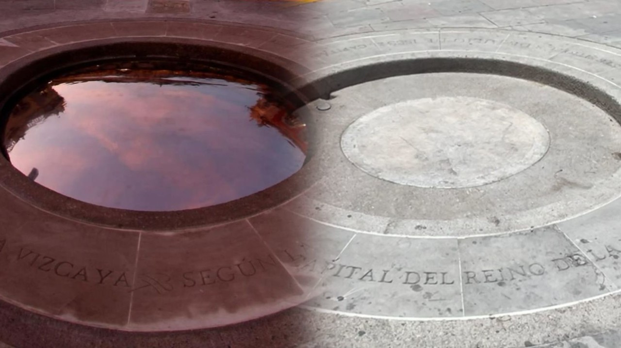 El monumento In.Situ ubicado en el cruce de calle Juárez y Cinco de Febrero, en la esquina de la Plaza de Armas, ha desaparecido y ninguna autoridad se ha pronunciado al respecto. Foto: Christian Saucedo/ Alejandro Avila.